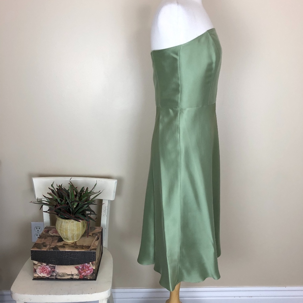 NWT Ann Taylor Prom Dress Strapless Silk Wedding - Picture 2 of 8